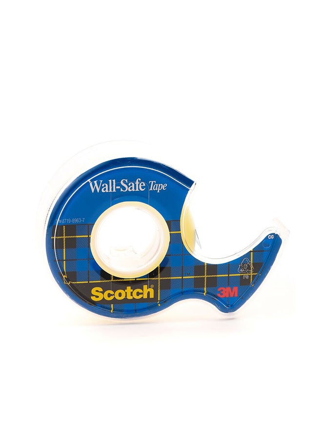 3M Scotch Wall Safe Tape With Dispenser Clear/Blue 16.5meter - Image 2