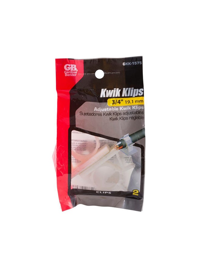 غاردنر بيندر عبوة من مشبكين قابلين للتعديل. متعدد الألوان - Image 1