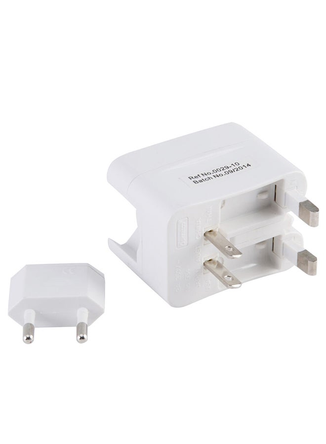 OSHTRACO International Travel Adapter White 4.5mm - Image 2