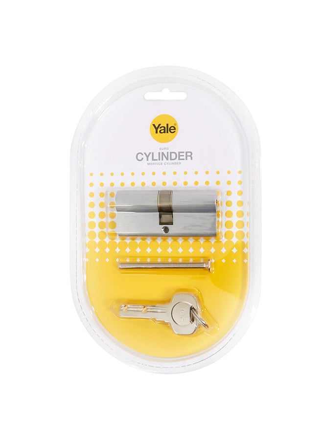 Yale Double Cylinder Lock Silver 