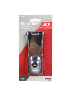 ACE Ace Keyed Hasp Lock Silver 