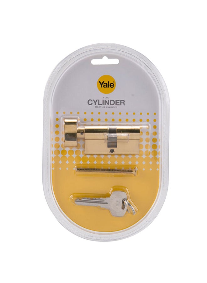 Yale Euro Cylinder Lock Silver 60mm 