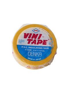 VINI PVC Insulating Tape Yellow 19mm  - Image 1
