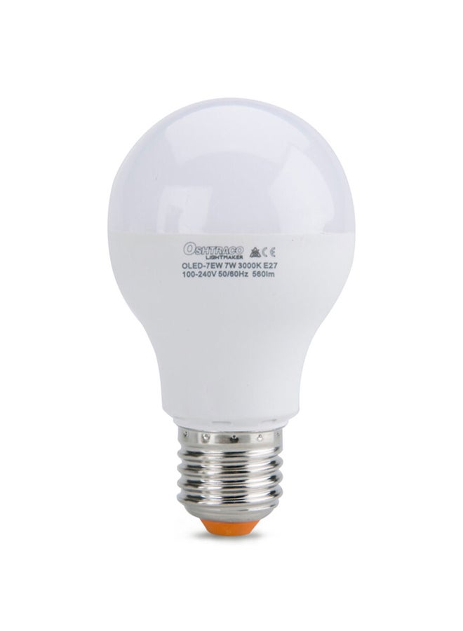 اوشتراكو مصباح Oshtraco LED بقدرةE27 وات7 أبيض - Image 1