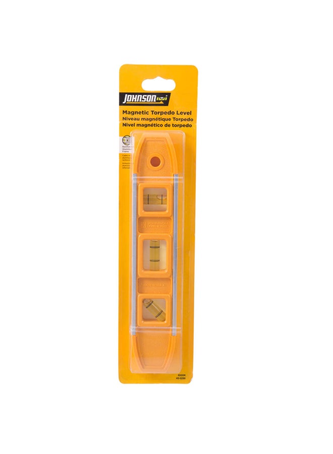 ACE Aluminum Magnetic Torpedo Level Yellow 