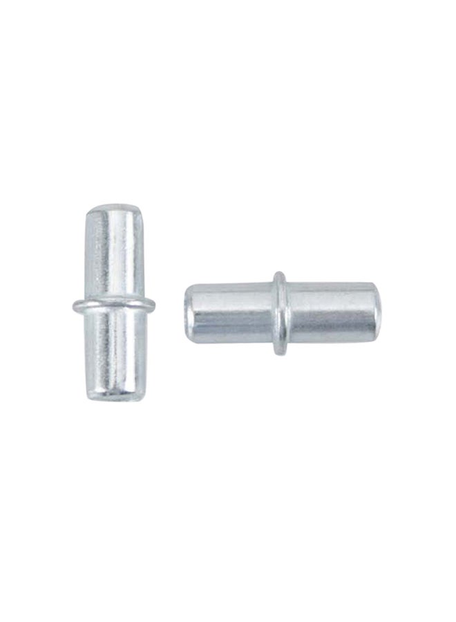 Hettich Pack Of 20 Chrome-Plated Glass Shelf Support Silver - Image 1