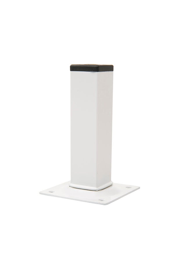Hettich Furniture Leg (White, 25 x 25 x 100 mm) Multicolour  - Image 1