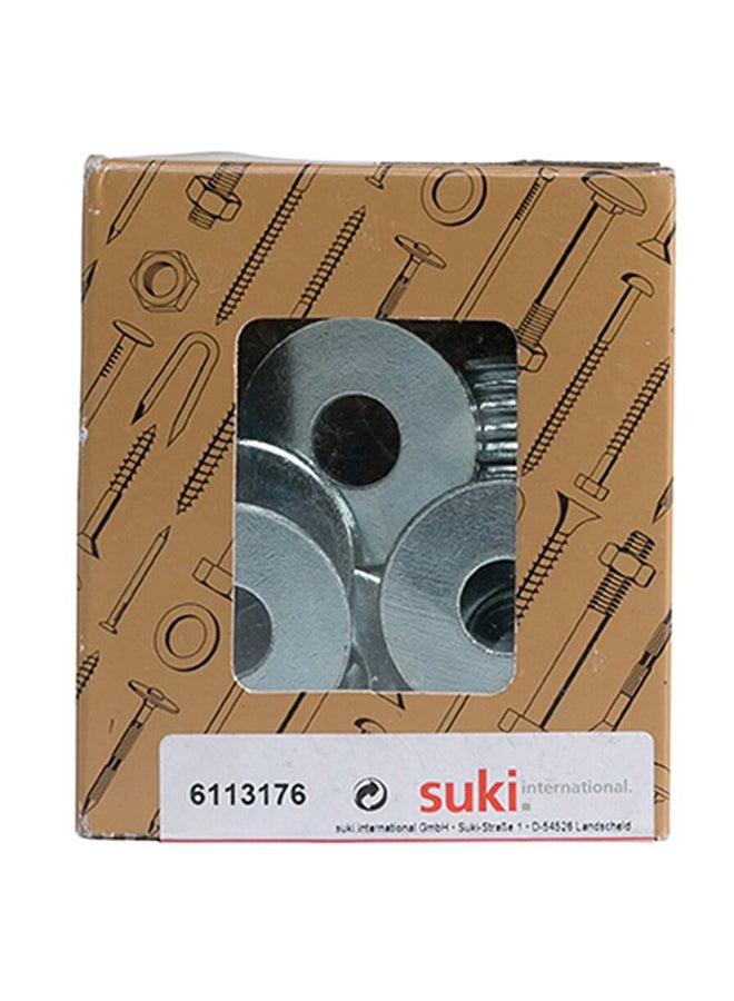 suki - Suki Zinc-Plated Flat Washers Silver - Image 1