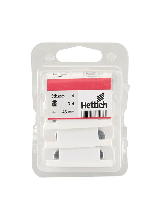 Hettich Pack Of 4 Magnetic Catch Silver - Image 2