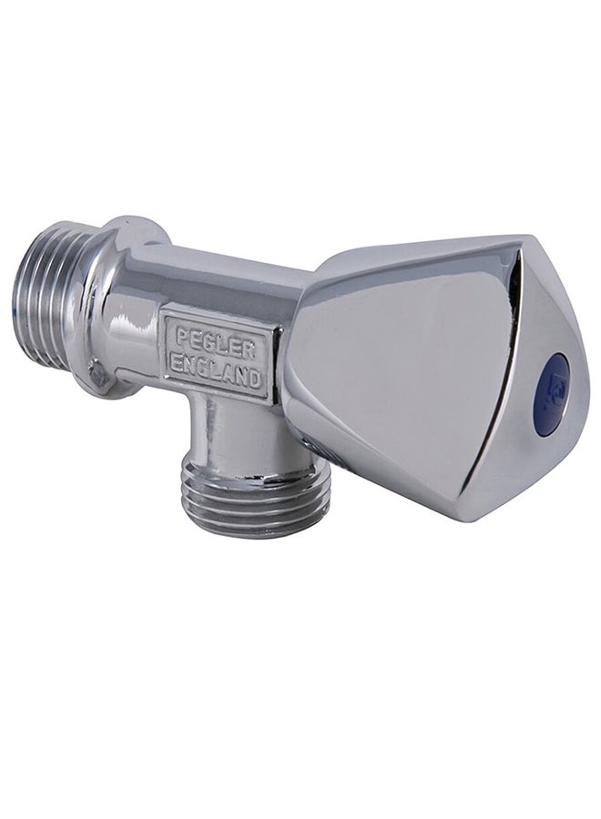 Chrome Plated Angle Valve Silver