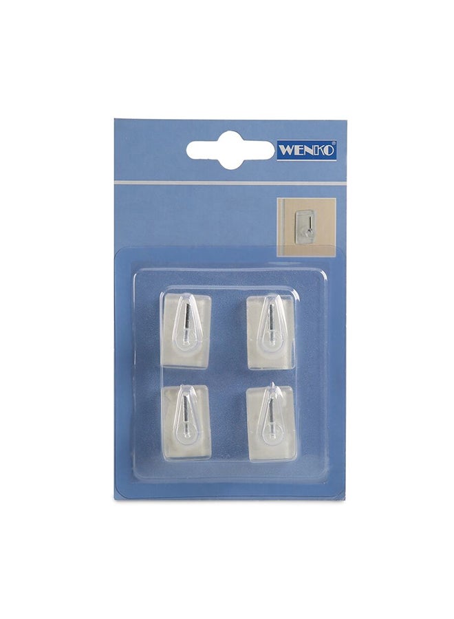 Wenko Curtain Hooks (Pack of 4) Multicolour