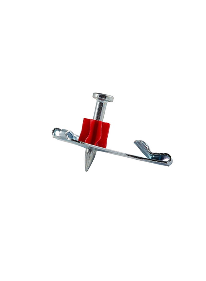 Hillman 2-Piece Brick With Block Hanger Silver/Red  - Image 2