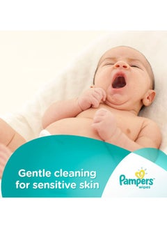 Pampers Sensitive Protect Baby Wipes, 56 Count  - Image 2