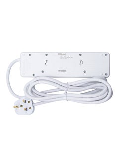 Clikon 3 Way Extension Socket White/Blue/red  - Image 4