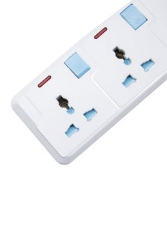 Clikon 3 Way Extension Socket White/Blue/red  - Image 5
