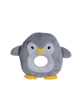 Bibibaby Cuddle Rattle Percy Penquin - Grey 6 x12x18cm - v1602055760/N40795149A_1