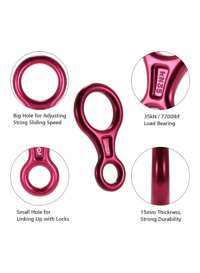LIXADA O-Ring Hook Rappel Descender 14.6 x 7.6cm  - Image 4