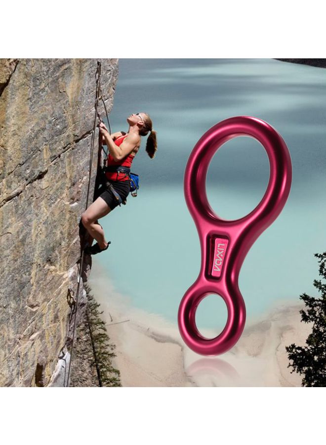 LIXADA - O-Ring Hook Rappel Descender 14.6 x 7.6cm - Image 1
