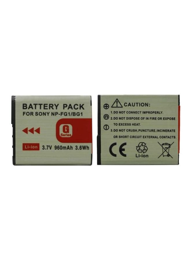 مارجون بطارية بديلة لكاميرا سوني NP-FG1/BG1 960.0 mAh رمادي - Image 1