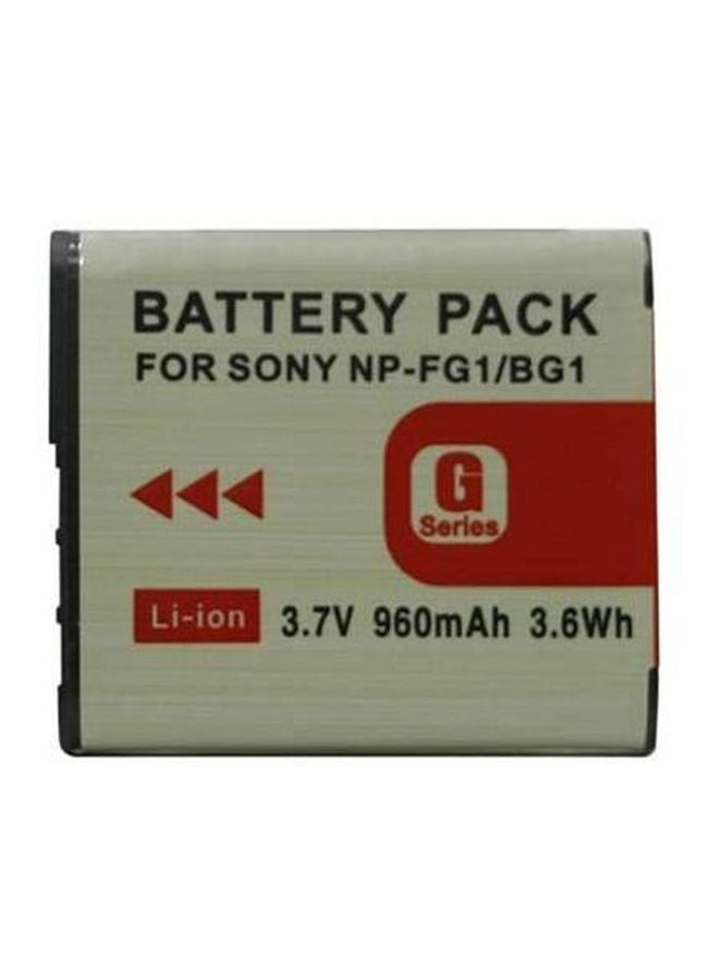 مارجون بطارية بديلة لكاميرا سوني NP-FG1/BG1 960.0 mAh رمادي - Image 2