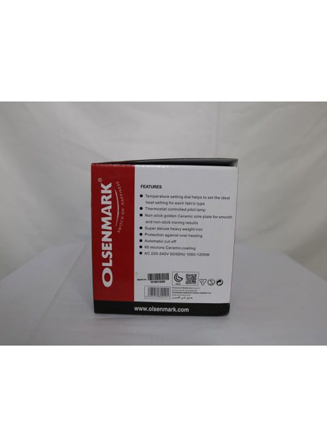 أولسنمارك جهاز كي عادية أوتوماتيكي بقدرة 1000 وات 1200.0 W OMDI1501 أبيض/بني/فضي - Image 5