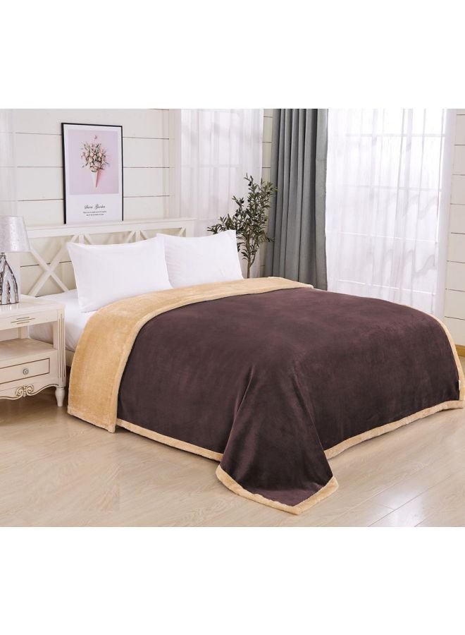 Hours Sarah Bed Blanket Combination Brown/Beige 220x200cm 