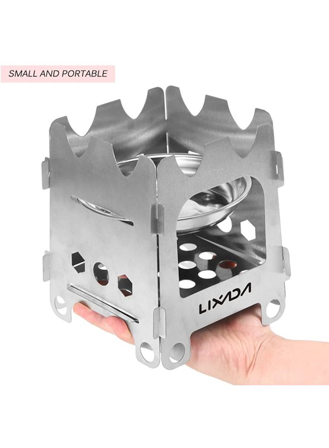 LIXADA - Folding Stainless Steel Stove - Image 1