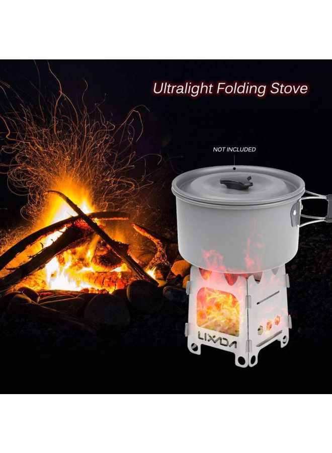 LIXADA - Folding Stainless Steel Stove - Image 1