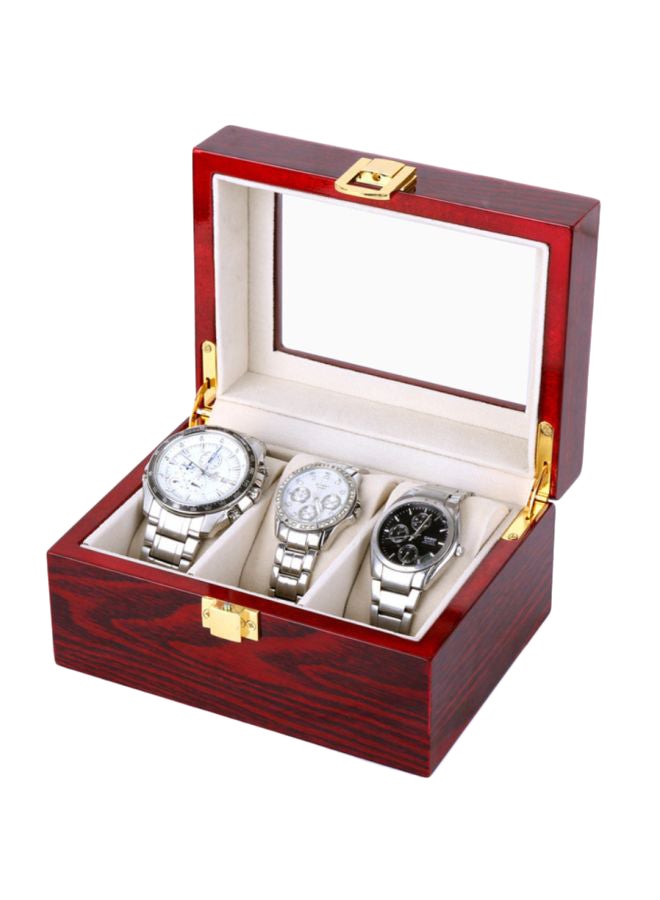 بيوينتي منظم ساعات خشبي مكون من 3 فتحات unisex - Image 2