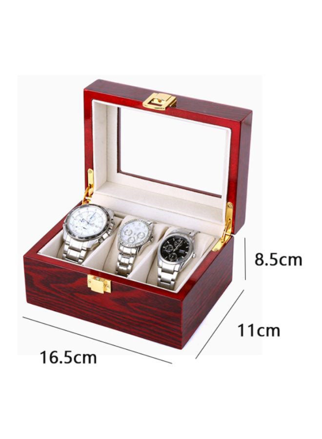 بيوينتي منظم ساعات خشبي مكون من 3 فتحات unisex - Image 3