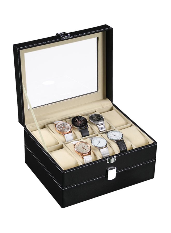 Beauenty - 20-Slot Leather Watch Organizer - Image 1