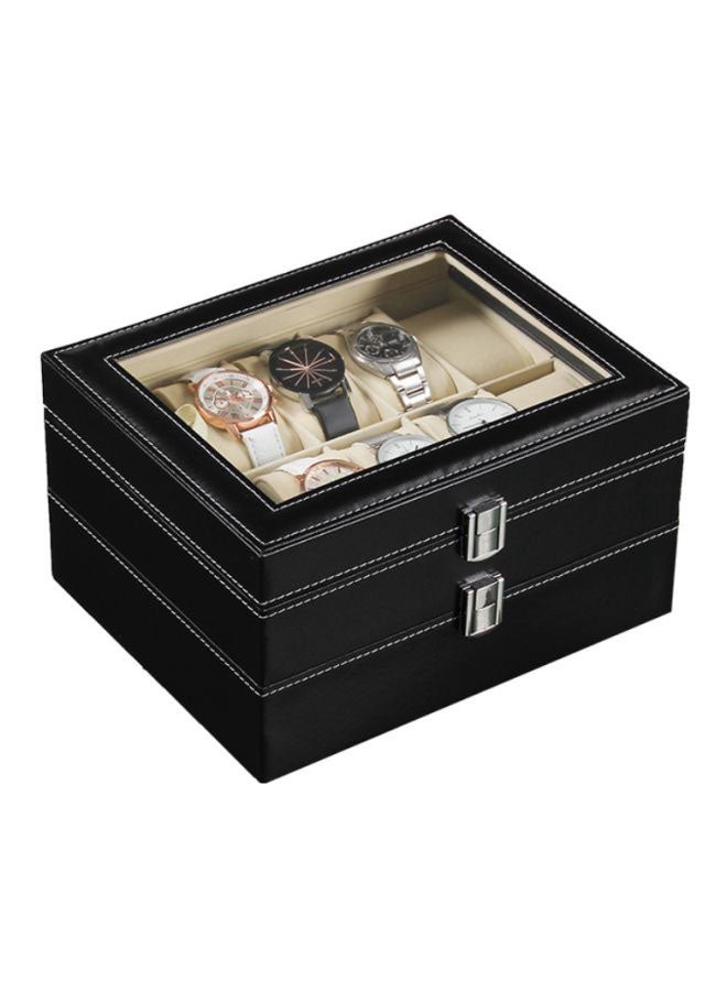 Beauenty - 20-Slot Leather Watch Organizer - Image 1