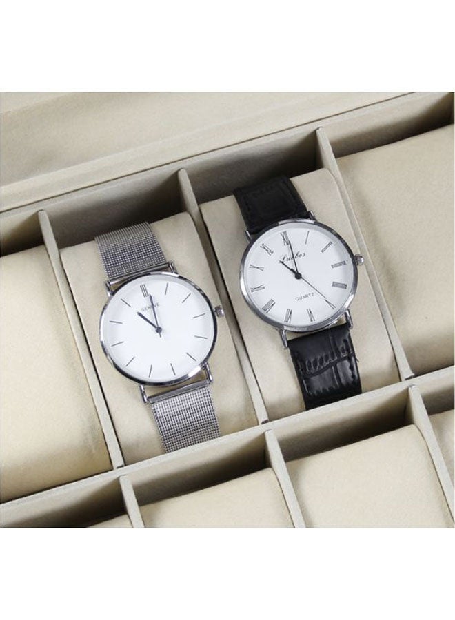Beauenty - 20-Slot Leather Watch Organizer - Image 1
