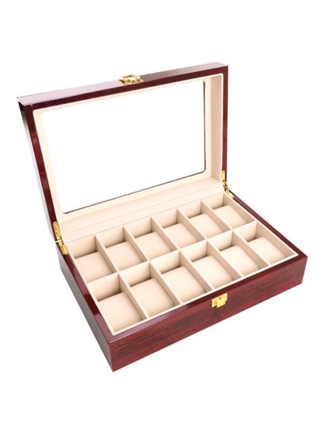 Beauenty - 12-Slot Wooden Watch Organizer - Image 1