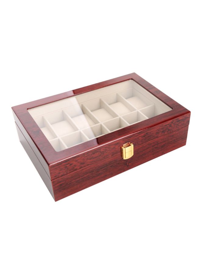 Beauenty - 12-Slot Wooden Watch Organizer - Image 1