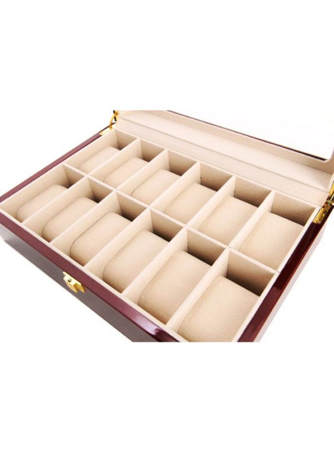 Beauenty - 12-Slot Wooden Watch Organizer - Image 1