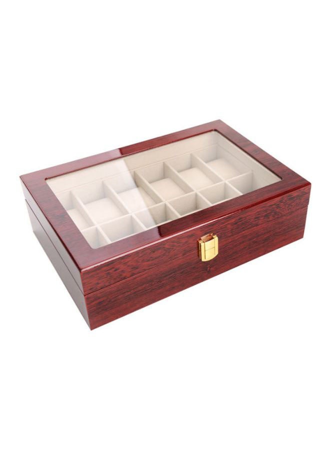 Beauenty - 12-Slot Wooden Watch Organizer - Image 1