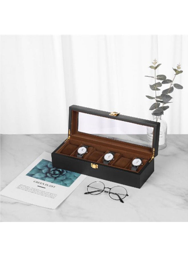 Beauenty - unisex 6-Slot Watch Storage Box - Image 1