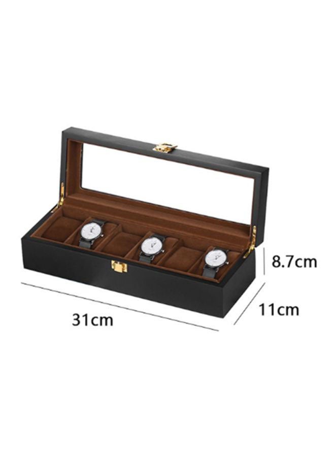 Beauenty - unisex 6-Slot Watch Storage Box - Image 1