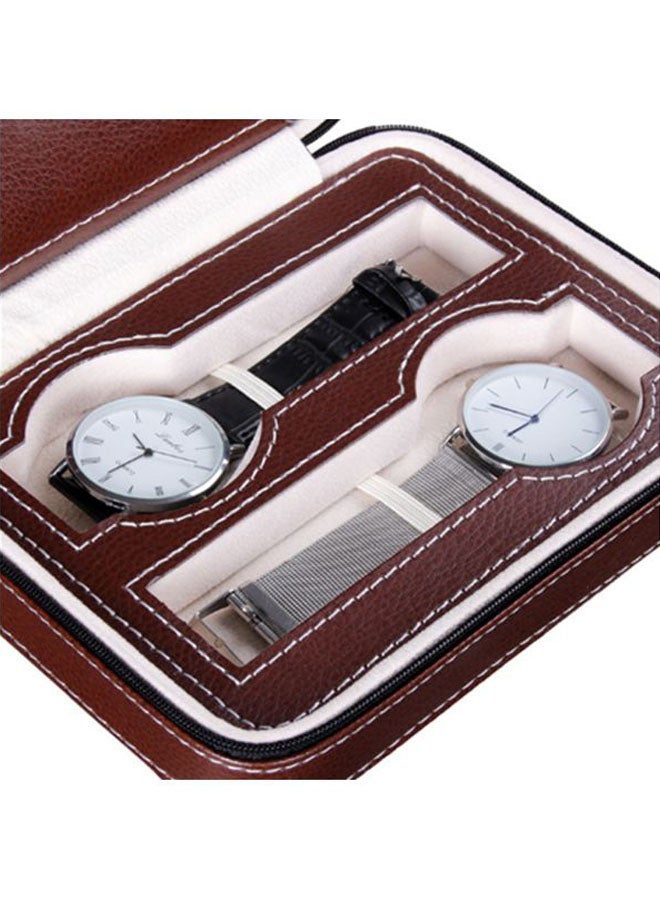 بيوينتي صندوق تخزين للساعات مزود بعدد 4 فتحات unisex - Image 3