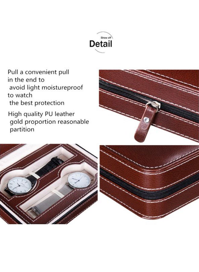 بيوينتي صندوق تخزين للساعات مزود بعدد 4 فتحات unisex - Image 5