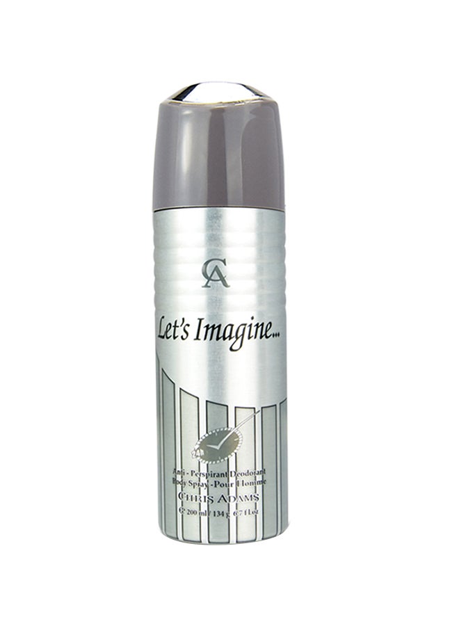 كريس أدمز بخاخ الجسم ليتس إيماجين 200ملليلتر