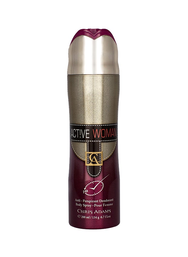 Chris Adams Active Women Body Spray 200ml 