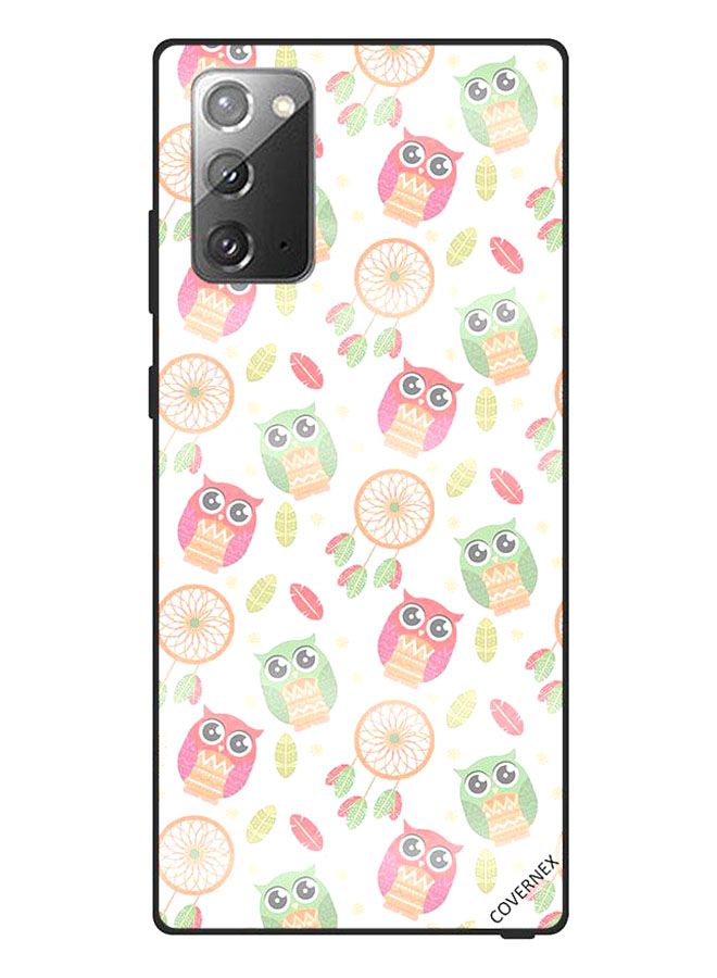 Covernex Protective Case Cover For Samsung Galaxy Note20 Owls Floral Pattern - Image 1