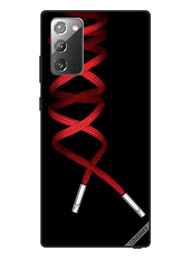Covernex Samsung Galaxy Note 20 Protective Case Cover Printed Featuring Shoe Tied Wire DESIGN_0125 - Image 1