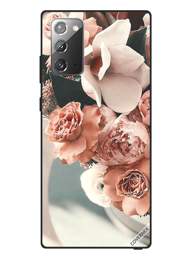 Covernex Protective Back Cover For Samsung Galaxy Note20 Bouquet Of Peach Flowers - Image 1