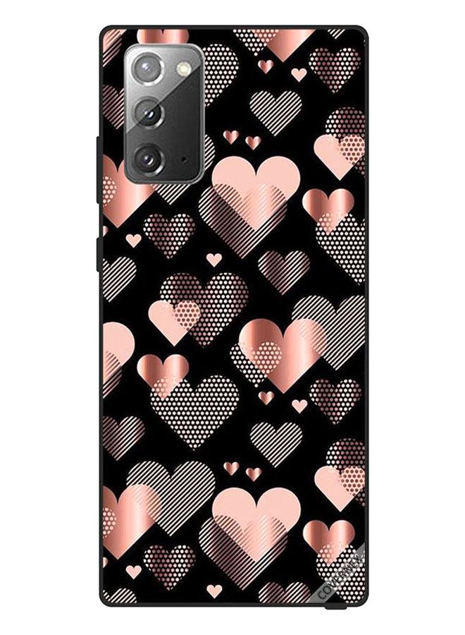 Covernex Samsung Galaxy Note 20 Protective Case Cover Printed Featuring Shining Hearts DESIGN_0713 - Image 1