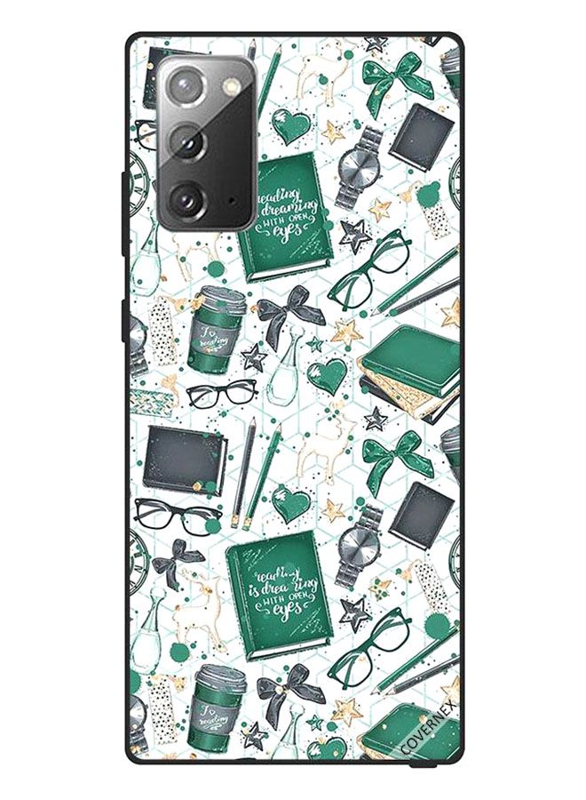Covernex Samsung Galaxy Note 20 Protective Case Cover Printed Featuring Girl Hobbies Green DESIGN_0608 - Image 1