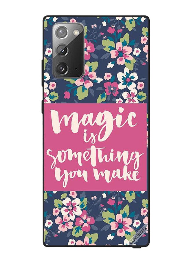 Covernex Protective Case Cover For Samsung Galaxy Note20 Magic Is Something You Make - Image 1