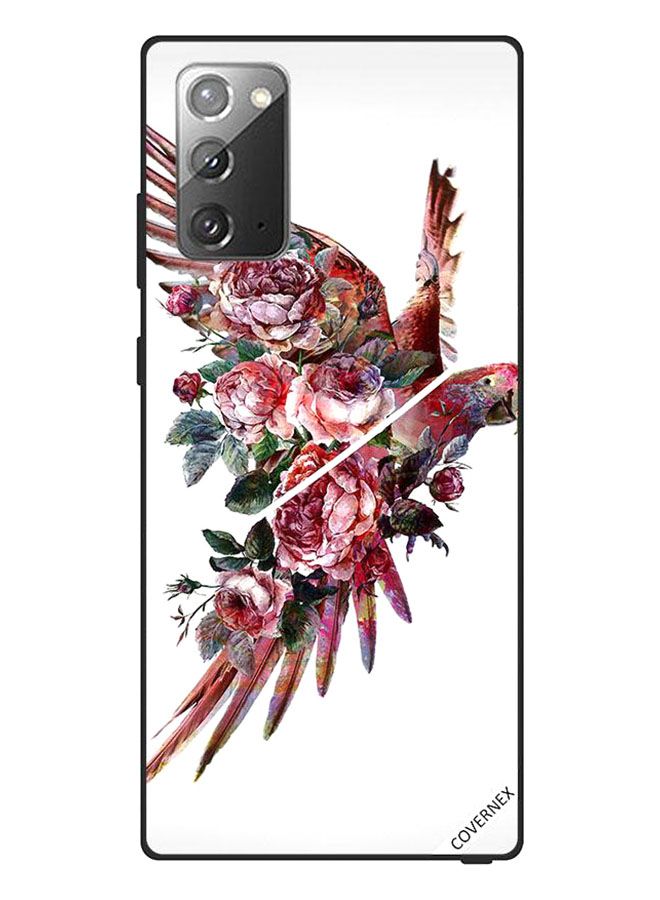 Covernex Protective Case Cover For Samsung Galaxy Note20 Flower Parrot - Image 1